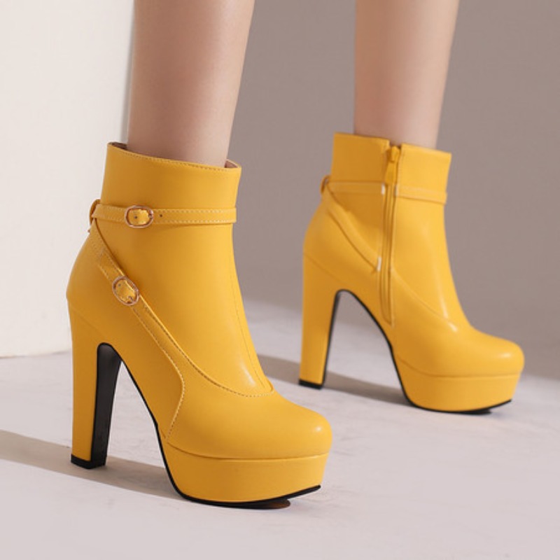 Bottines à plateforme pour fem - Ethnic Modern Fashion avis et prix
